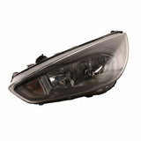 Certified Used Ford Focus MK3 N/S (Passenger) Halogen Headlight Non DTRL Black Insert 2014-2020 2060634