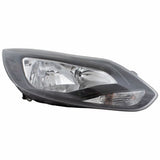 Certified Used Ford Focus MK3 O/S (Driver) Halogen Headlight Black Insert 2011-2015 1873934