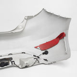 Certified Used Ford Fiesta Mk7 Rear Bumper Moondust Silver Excluding ST & Zetec-S Models 2008-2019 1553559