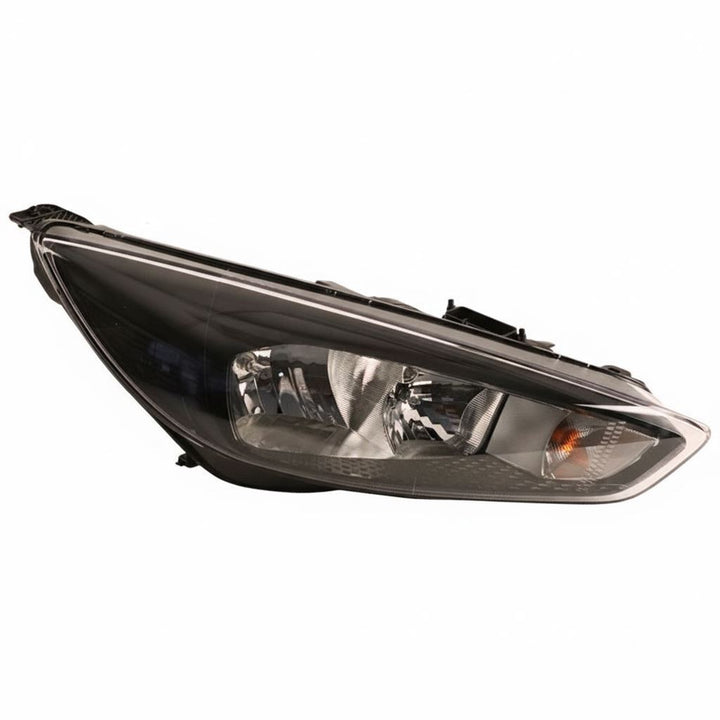 Certified Used Ford Focus MK3 O/S (Driver) Halogen Headlight Non DTRL Black Insert 2014-2020 2060610