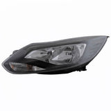 Certified Used Ford Focus MK3 N/S (Passenger) Halogen Headlight Black Insert 2011-2015 1873936
