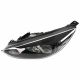 Certified Used Ford Focus MK3 N/S (Passenger) Halogen Headlight Non DTRL Black Insert 2014-2020 2060634